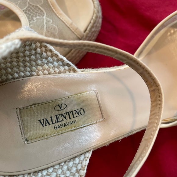 Valentino Garavani Lace Espadrille Wedges - Picture 4 of 5